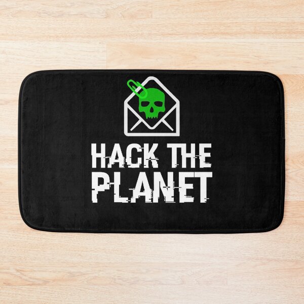 Item preview, HACK THE PLANET - Cybersecurity Hackers Hacking Cyber designed and sold by Nessshirts.