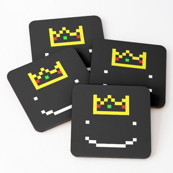 Item preview, ranboo lore crown smile pixel art designed and sold by sezalilly.