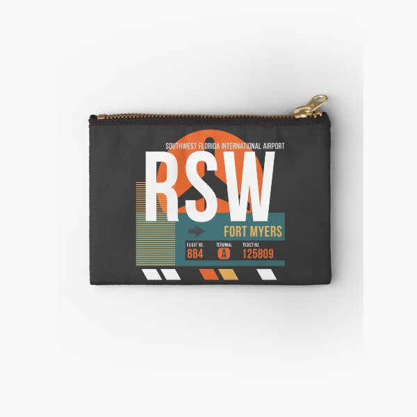 Item preview, Fort Myers, Florida (RSW) Airport Code Baggage Tag designed and sold by SLAG-Creative.
