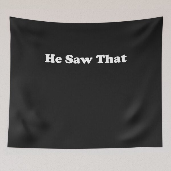Item preview, He Saw That essential T-shirt. designed and sold by hichamchim.