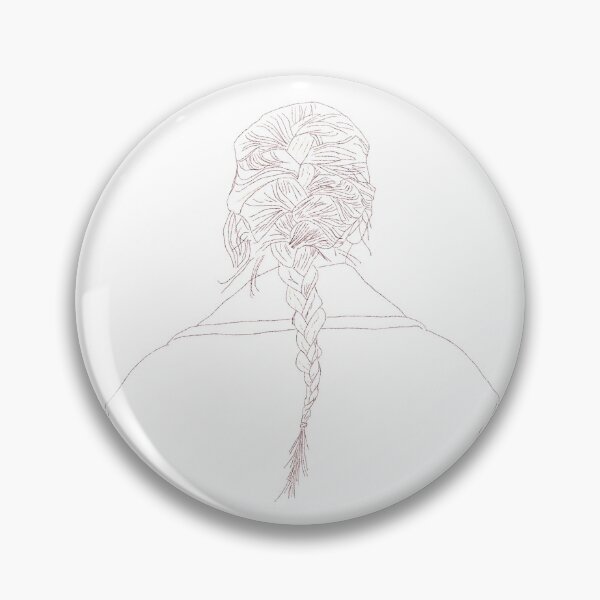 Item preview, braid sketch designed and sold by girlwithlatte.