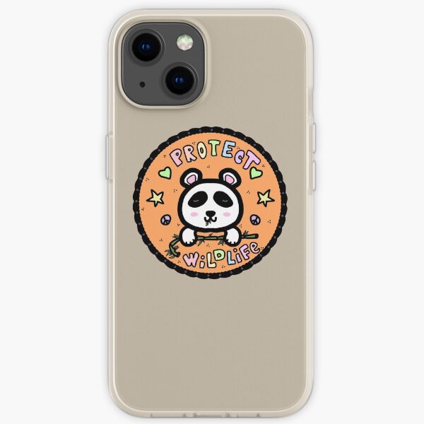 protect wildlife panda iPhone Soft Case