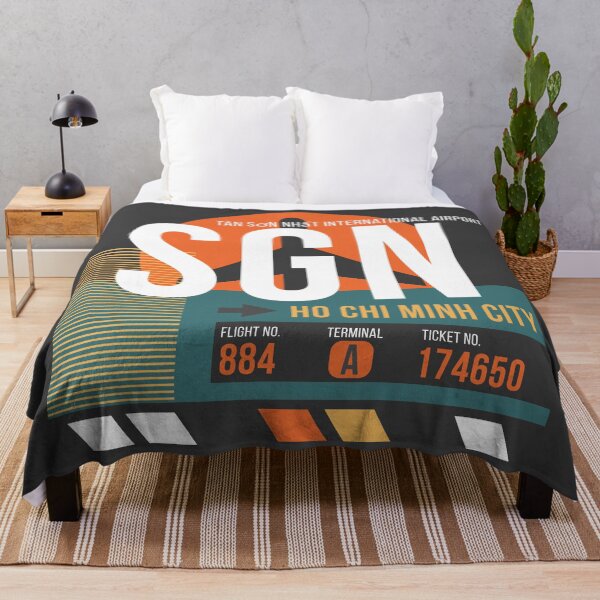 Item preview, Ho Chi Minh City, Vietnam (SGN) Airport Code Baggage Tag designed and sold by SLAG-Creative.