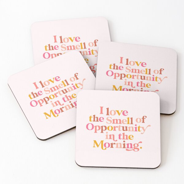Item preview, I love the smell of opportunity in the morning - positive words designed and sold by Dominiquevari.