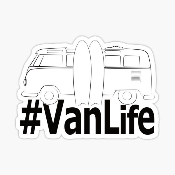 Living My #VanLife T-Shirt Sticker