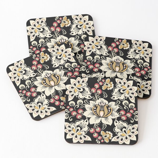 Item preview, Khokhloma Fowers BooPooBeeDoo designed and sold by BooPooBeeDooArt.