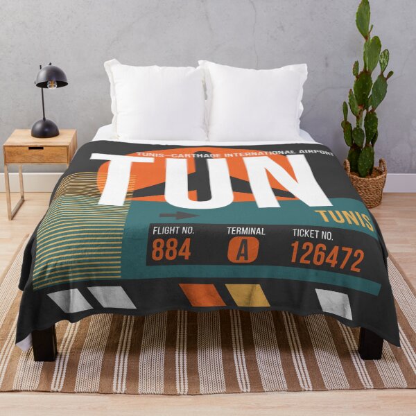 Item preview, Tunis, Tunisia (TUN) Airport Code Baggage Tag designed and sold by SLAG-Creative.