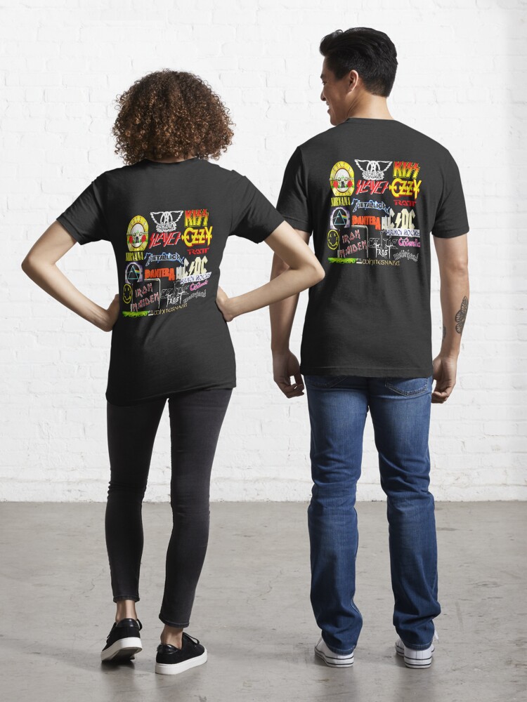 Rock Band T-Shirts From The 1980s