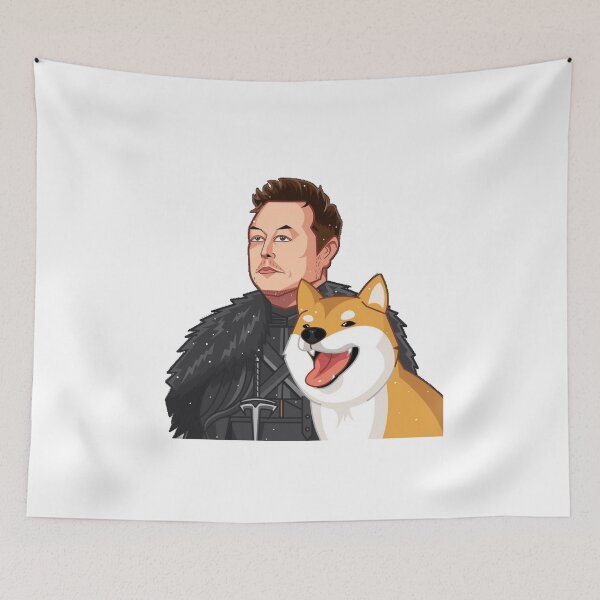 Item preview, Elon Musk x Doge  designed and sold by Teesigned.