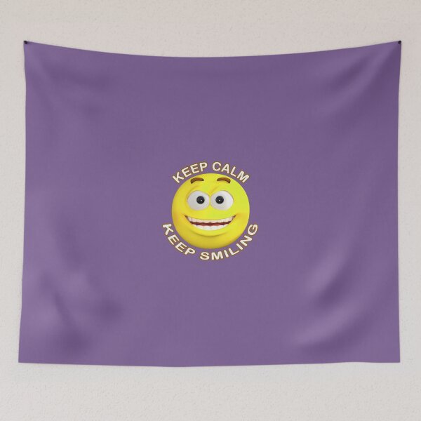 Item preview, Keep Calm Keep Smiling designed and sold by lightnshadow1.