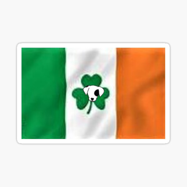Mutt's Irish Flag Sticker
