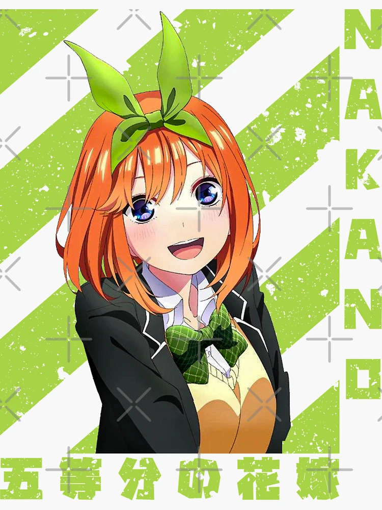 Itsuki nakano - 5 toubun no hanayome Sticker for Sale by ice-man7