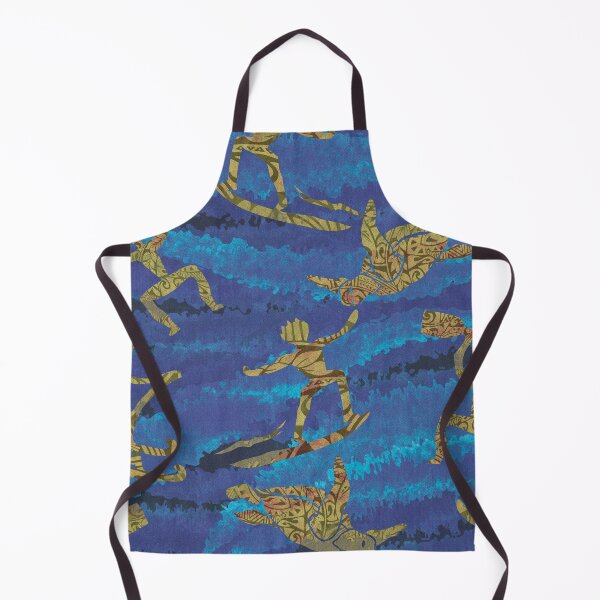 Item preview, Hawaiian Big Wave Tapa Print designed and sold by sunnthreads.