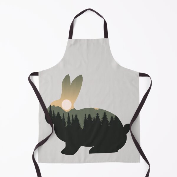 Item preview, rabbit animal forest mountain sunset gift designed and sold by alaechamlal.