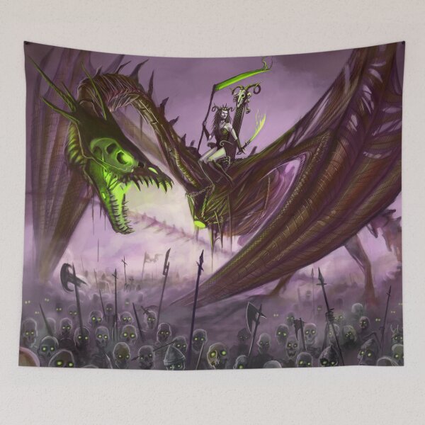 Item preview, Necromancer on Dragon designed and sold by piyastudios.