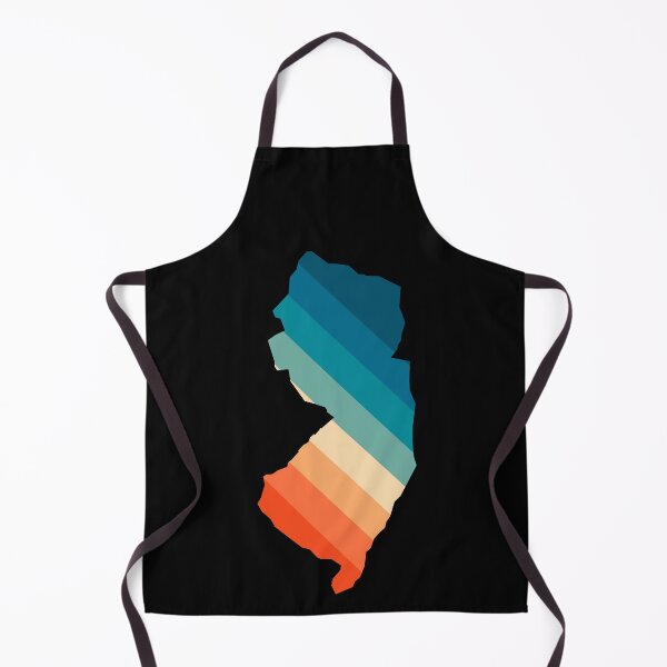 Item preview, New Jersey State Retro Map designed and sold by Texterns.