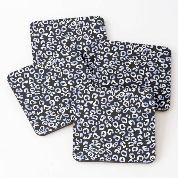 Item preview, Silvery spotted leopard print designed and sold by Kestrelle.