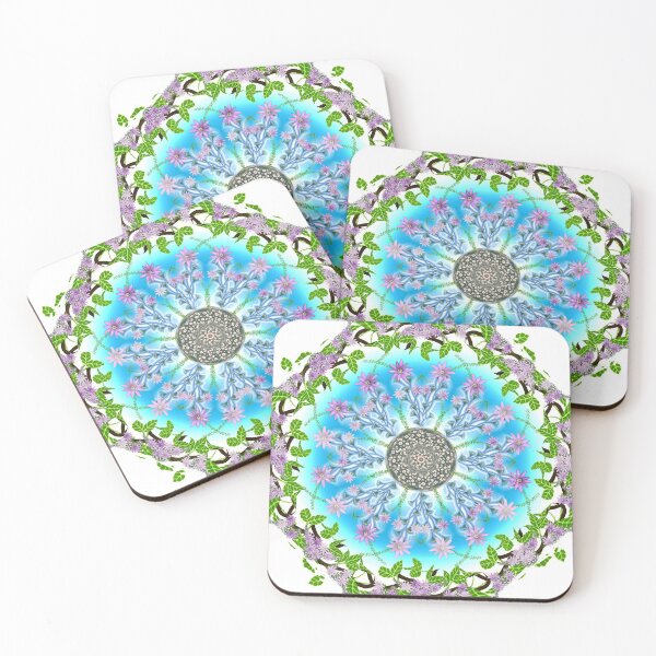 Item preview, LILAC FLOWER MANDALA designed and sold by Sergio Davidovich.