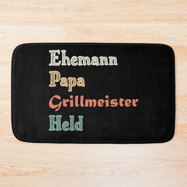 Item preview, cool "husband papa grill master hero" grill designed and sold by Denis Rösler.