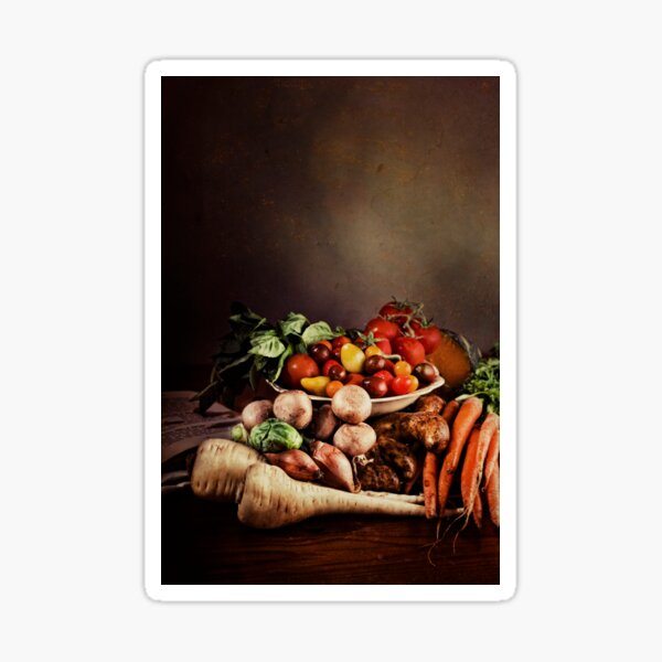 ~ Still Life with Vegetables ~ Sticker