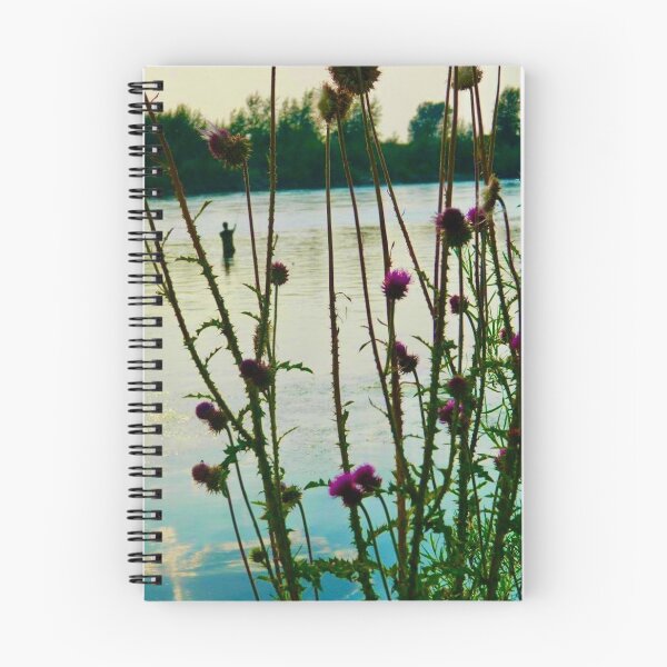Item preview, fishing among the thistle designed and sold by countrypines.
