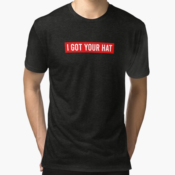 i got your hat - gotcha hat - jake paul black eye Tri-blend T-Shirt