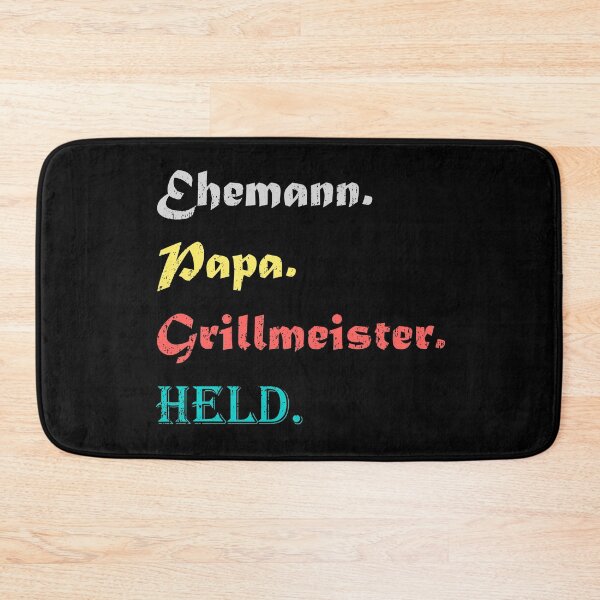 Item preview, Husband Dad Grill Master Hero Retro designed and sold by Denis Rösler.
