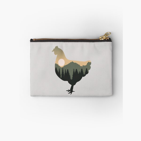 Item preview, chicken animal forest mountain sunset gift designed and sold by alaechamlal.