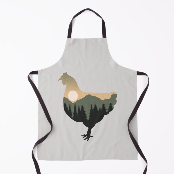 Item preview, chicken animal forest mountain sunset gift designed and sold by alaechamlal.