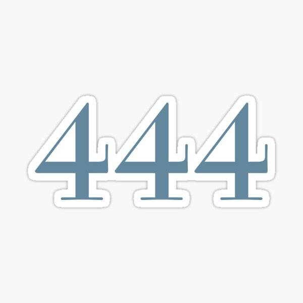 444 Number Merch & Gifts for Sale