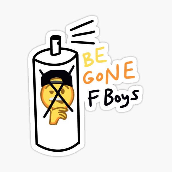 Be Gone Stickers Redbubble - begone thots go away roblox id