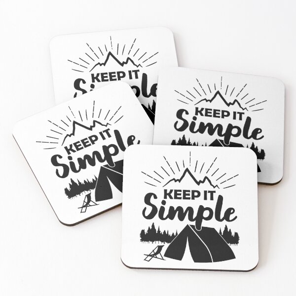 Item preview, Keep It Simple | Wanderlust Living Simply designed and sold by GravitiTees.