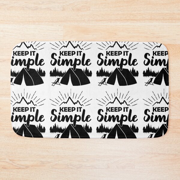 Item preview, Keep It Simple | Wanderlust Living Simply designed and sold by GravitiTees.
