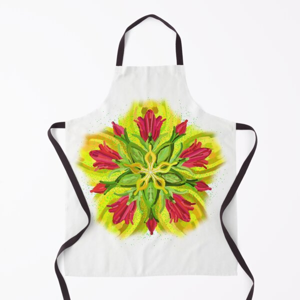 Item preview, RED FLOWER MANDALA designed and sold by Sergio Davidovich.