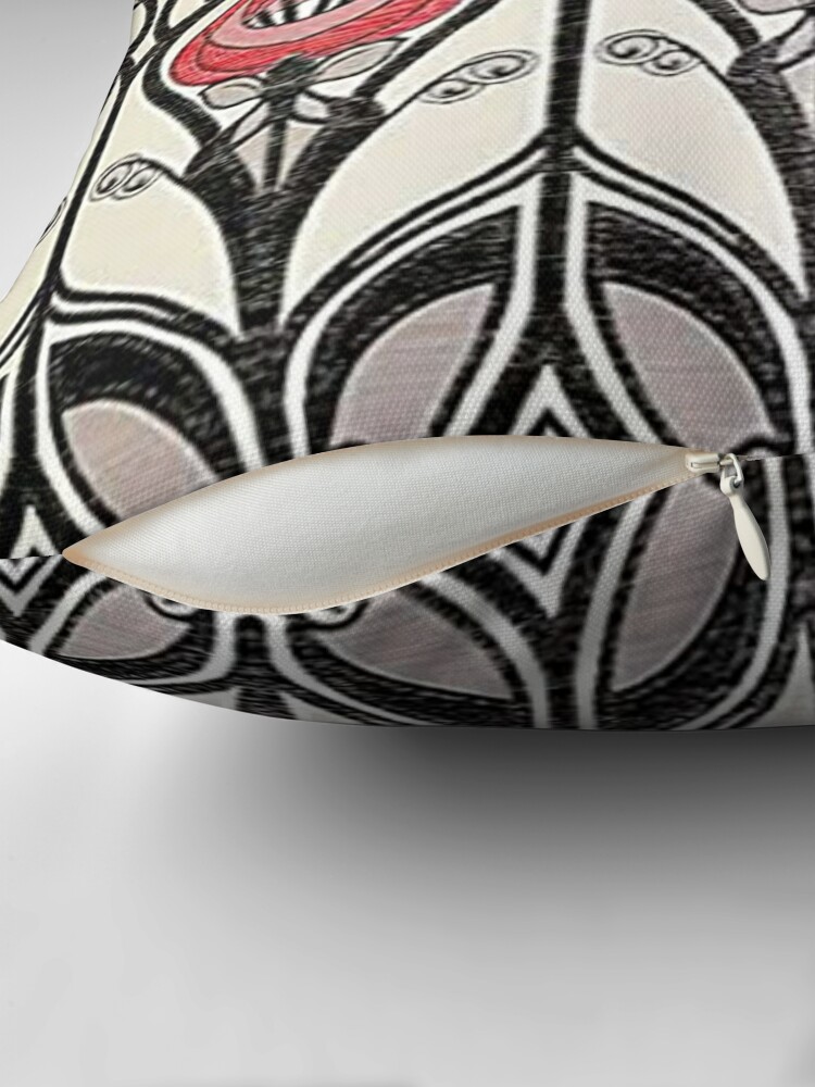 Alternate view of Charles Rennie Mackintosh design Floor Pillow