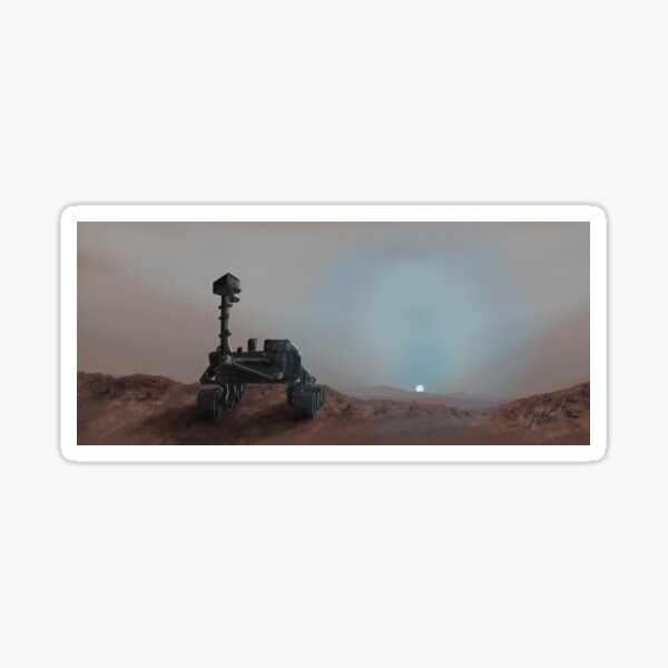 First Year on Mars Sticker