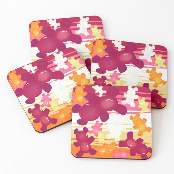 Item preview, himbo flag gummy bears designed and sold by bonkn beeps.