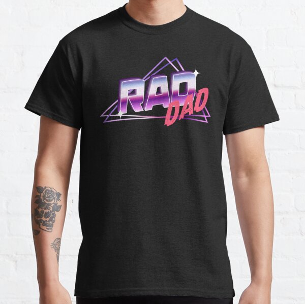 Rad Dad Retro Vintage 80's Synthwave  Classic T-Shirt