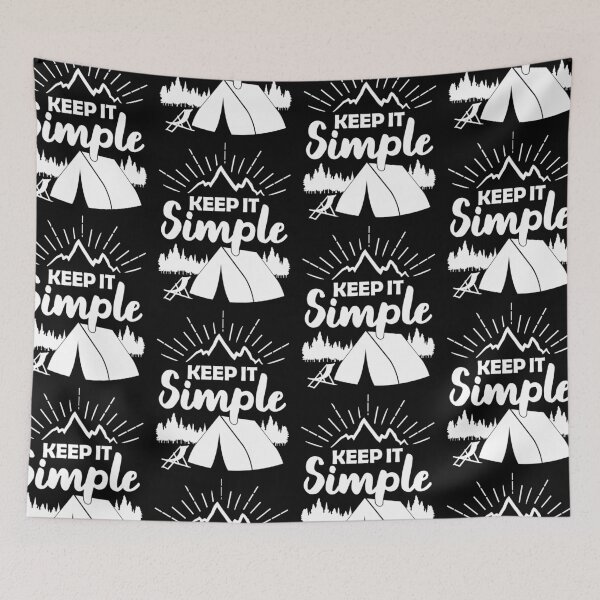 Item preview, Keep It Simple | Living A Simple Life designed and sold by GravitiTees.