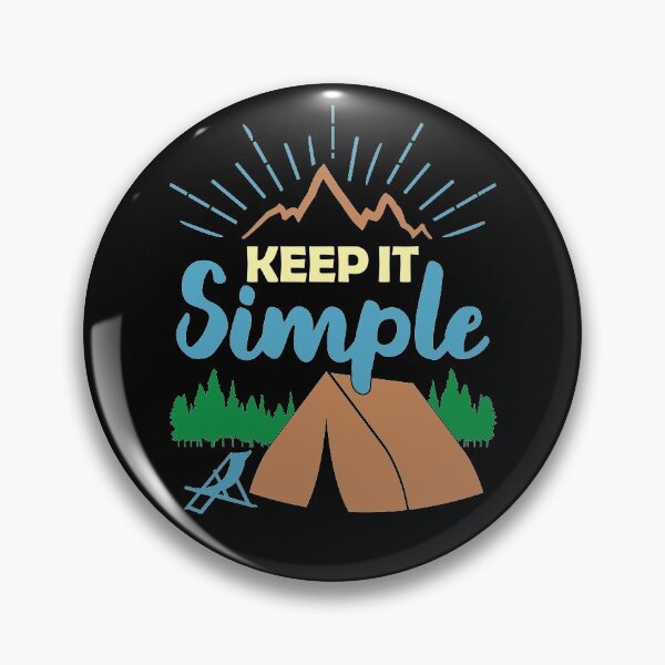 Item preview, Keep It Simple | Simple Living Lifestyle designed and sold by GravitiTees.