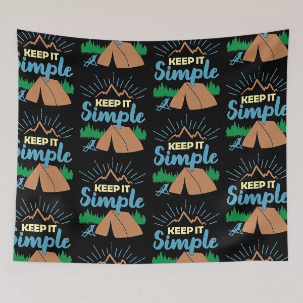 Item preview, Keep It Simple | Simple Living Lifestyle designed and sold by GravitiTees.