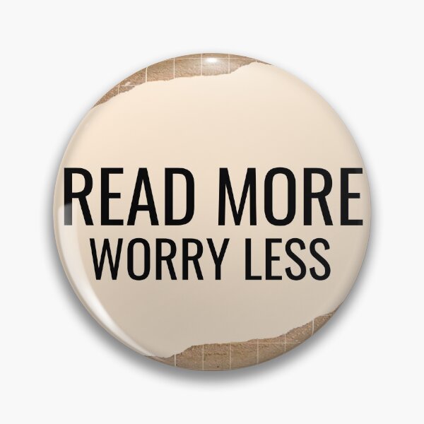 Item preview, Read More Worry Less Aesthetic Text Design designed and sold by Trisha Banlasan.