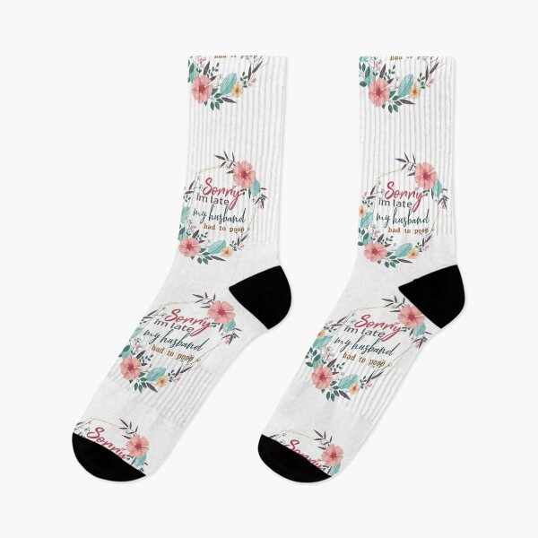Item preview, sorry i'm late my husband had to poop : Funny Husband, Newly Married designed and sold by Badrart.