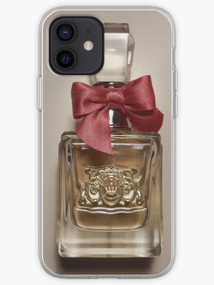 Viva La Juicy Juicy Couture Perfume Bottle With Pink Bow Iphone Case Cover By Senecagrace Redbubble