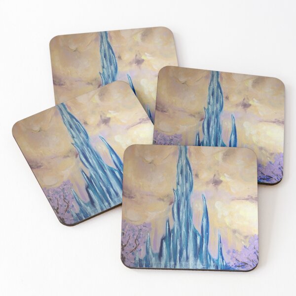 Item preview, Crystal Tower Acrylic Painting designed and sold by PyraSydannia.