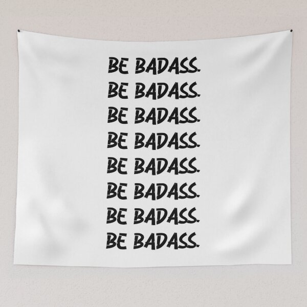 Item preview, Be Badass. sticker pack designed and sold by DonmedPro1.
