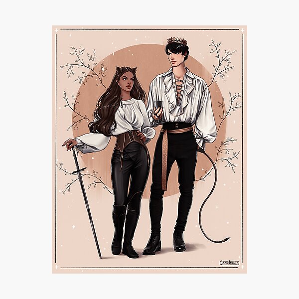 High Queen and High King of Elfhame. Photographic Print