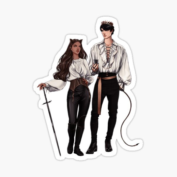 High Queen and High King of Elfhame. Sticker