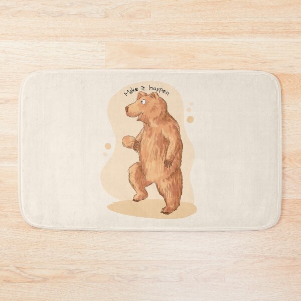 Item preview, Make It Happen Motivated Grizzly Bear designed and sold by Sheridan T.