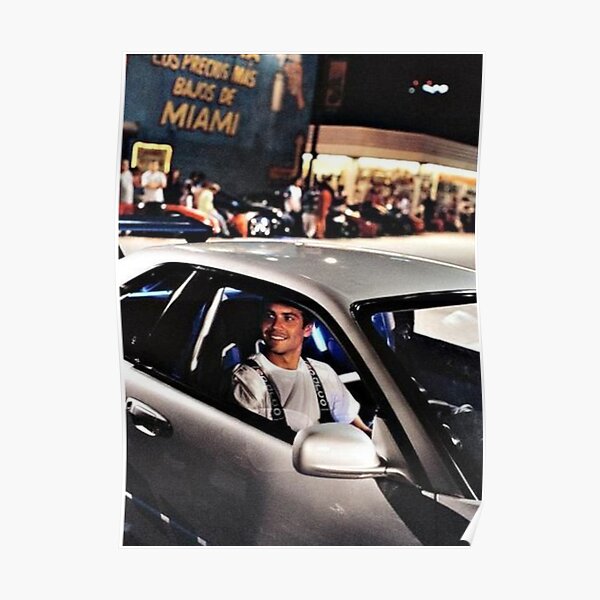 Paul Walker - Fast and Furious Poster